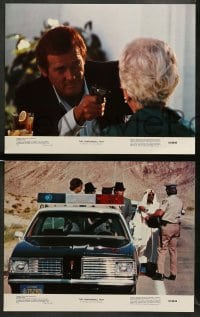 2k407 CANNONBALL RUN 6 color 11x14 stills '81 Burt Reynolds, Farrah Fawcett, Roger Moore, Martin!