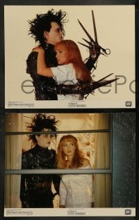 2k128 EDWARD SCISSORHANDS 8 color 11x14 stills '90 Johnny Depp, Winona Ryder, Vincent Price, Burton