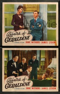 2k511 AFFAIRS OF GERALDINE 4 LCs '46 great images of Jane Withers in title role & Jimmy Lydon!