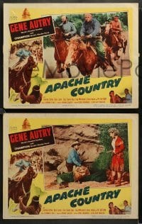 2k513 APACHE COUNTRY 4 LCs '52 Gene Autry & Champion smash bandit ring, Iron Eyes Cody!