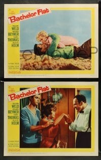 2k517 BACHELOR FLAT 4 LCs '62 sexy Tuesday Weld, Richard Beymer, Francesca Bellini, Terry-Thomas!