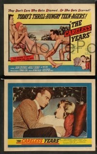 2k085 CARELESS YEARS 8 LCs '57 thrill-hungry teen-agers, Dean Stockwell, Natalie Trundy!