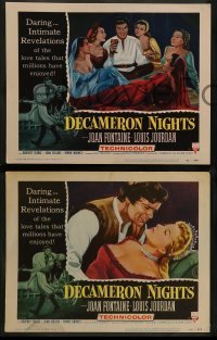 2k540 DECAMERON NIGHTS 4 LCs '53 Joan Fontaine & Louis Jourdan, love tales enjoyed by millions!