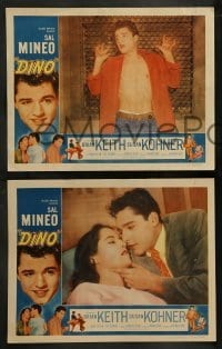 2k119 DINO 8 LCs '57 cool images of troubled teen Sal Mineo and sexy Susan Kohner!