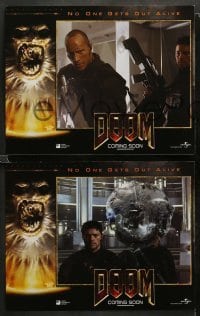 2k121 DOOM 8 LCs '05 Hell Breaks Loose, cool sci-fi image of monster & futuristic gun!