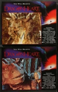 2k123 DRAGONHEART 8 LCs '96 Dennis Quaid, Sean Connery as huge dragon!