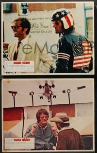 2k545 EASY RIDER 4 LCs '69 Peter Fonda, Nicholson, biker classic directed by Dennis Hopper!