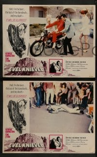 2k650 EVEL KNIEVEL 3 LCs '71 George Hamilton is THE daredevil, border art of motorcycle jump!