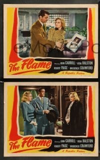 2k549 FLAME 4 LCs '47 John Carroll, Vera Ralston, Broderick Crawford, Constance Dowling!