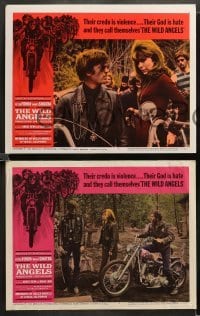 2k730 WILD ANGELS 3 LCs '66 classic border art of biker Peter Fonda & gang on motorcycles!