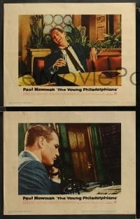 2k733 YOUNG PHILADELPHIANS 3 LCs '59 lawyer Paul Newman defends Robert Vaughn from murder charges!