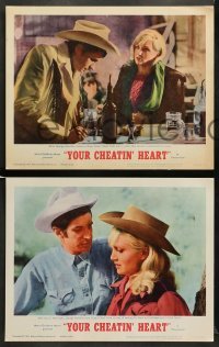 2k347 YOUR CHEATIN' HEART 8 LCs '64 George Hamilton as Hank Williams & Susan Oliver!