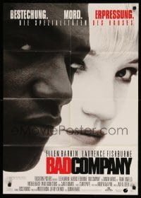 2r567 BAD COMPANY German '95 huge headshot of Ellen Barkin & Laurence Fishburne!