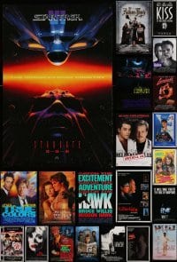 2x109 LOT OF 21 UNFOLDED MOSTLY SINGLE-SIDED MOSTLY 27X40 ONE-SHEETS '80s-90s cool movie images!