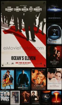 2x152 LOT OF 14 UNFOLDED MOSTLY DOUBLE-SIDED 27X40 ONE-SHEETS '90s-00s cool movie images!