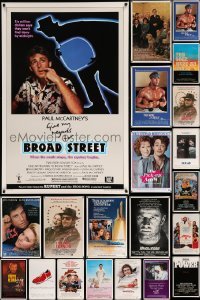 2x107 LOT OF 21 UNFOLDED SINGLE-SIDED 27X41 ONE-SHEETS '80s a variety of great movie images!