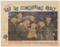 3c471 HAIL THE CONQUERING HERO LC #7 '44 William Demarest, Eddie Bracken, Preston Sturges & more!