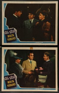 3g851 BACK STREET 2 LCs '41 great images of Charles Boyer & Margaret Sullavan, Fannie Hurst!