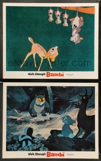 3g852 BAMBI 2 LCs R66 Walt Disney cartoon deer classic, he's with Thumper, Flower & owl!