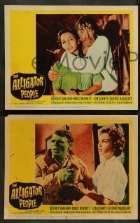 3g620 ALLIGATOR PEOPLE 5 LCs '59 Lon Chaney, Beverly Garland's honeymoon turned into a nightmare!