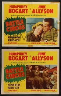 3g765 BATTLE CIRCUS 3 LCs '53 Humphrey Bogart & June Allyson in the Korean War!