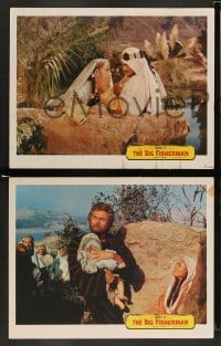 3g579 BIG FISHERMAN 6 LCs '59 Howard Keel, Susan Kohner, John Saxon, directed by Frank Borzage!