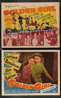 3g243 GOLDEN GIRL 8 LCs '51 sexy dancing Mitzi Gaynor, Dale Robertson & Dennis Day!