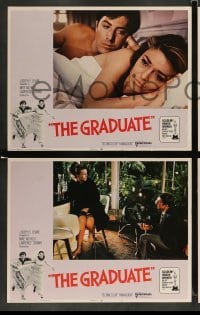 3g709 GRADUATE 4 LCs R70s great images of Dustin Hoffman, Anne Bancroft & pretty Katharine Ross!