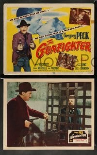 3g255 GUNFIGHTER 8 LCs '50 western cowboy Gregory Peck as Johnny Ringo, Jean Parker!