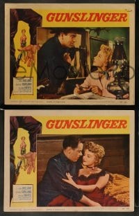 3g798 GUNSLINGER 3 LCs '56 Roger Corman directed, sexy Allison Hayes, John Ireland!