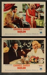 3g266 HARLOW 8 LCs '65 Carroll Baker in the title role, what was she really like!