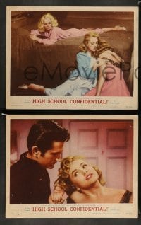 3g644 HIGH SCHOOL CONFIDENTIAL 5 LCs '58 sexy teen Mamie Van Doren, The Young Hellions!