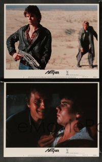 3g281 HITCHER 8 LCs '86 Rutger Hauer, C. Thomas Howell, terror starts the moment he stops!