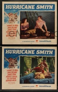 3g647 HURRICANE SMITH 5 LCs '52 sexy tropical babe Yvonne De Carlo, John Ireland