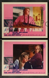 3g299 HUSH...HUSH, SWEET CHARLOTTE 8 LCs '65 Bette Davis, Olivia de Havilland, Joseph Cotten!