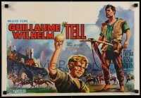 3j202 WILLIAM TELL Belgian '60 Michel Dickoff's Wilhelm Tell, Wik art of archer!