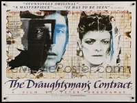 3j492 DRAUGHTSMAN'S CONTRACT British quad R94 Peter Greenaway, different art by Kruddart!