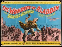 3j544 WONDERS OF ALADDIN British quad '62 Mario Bava's Le Meraviglie di Aladino, Donald O'Connor!