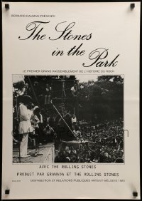 3j097 STONES IN THE PARK Canadian '81 The Rolling Stones, rock 'n' roll!