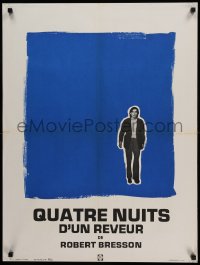 3j691 FOUR NIGHTS OF A DREAMER French 24x32 '71 Robert Bresson's Quatre Nuits d'un Reveur!