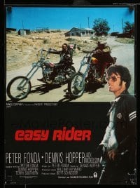 3j756 EASY RIDER French 16x22 R80s Peter Fonda, motorcycle biker classic directed by Dennis Hopper