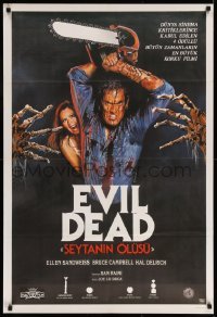 3j148 EVIL DEAD Turkish '83 Bruce Campbell, Sam Raimi cult classic, best horror art by Karakoc!