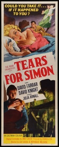 3m639 LOST insert '56 Scotland Yard, David Farrar, sexy Julia Arnall, Tears for Simon!