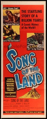 3m809 SONG OF THE LAND insert '53 sea elephants make love, a sight never before filmed!