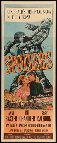 3m818 SPOILERS insert '56 Anne Baxter, Jeff Chandler, Rory Calhoun, cool brawl artwork!