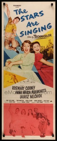 3m832 STARS ARE SINGING insert '53 Rosemary Clooney & Polish illegal alien Anna Maria Alberghetti!