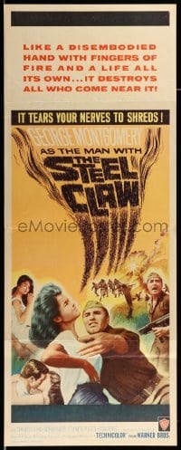 3m835 STEEL CLAW insert '61 George Montgomery destroys all who come near him!