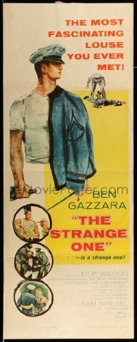 3m848 STRANGE ONE insert '57 military cadet Ben Gazzara is the most fascinating louse you ever met