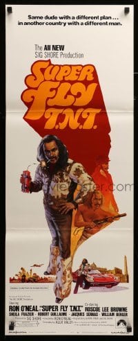 3m856 SUPER FLY T.N.T. insert '73 great artwork of Ron O'Neal holding dynamite by Craig!