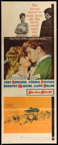 3m860 SUSAN SLADE insert '61 Troy Donahue, Connie Stevens, Dorothy McGuire, Delmer Daves